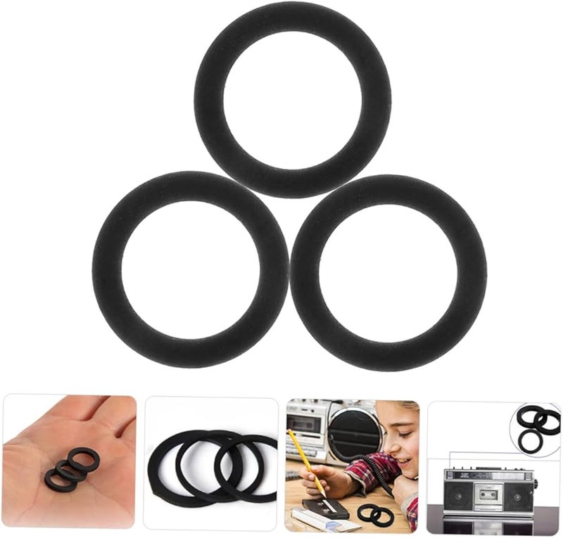 3Pcs Idler Pulley Belt Roller 1.8x1.8cm for Cassette Tape Recorder Machine - Image 2